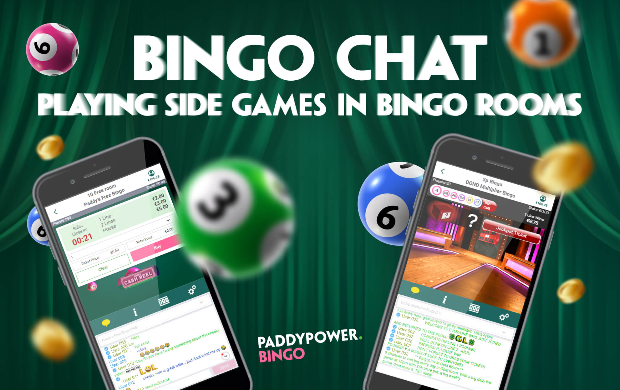 Bingo Chat: Playing Side Games in Bingo Rooms