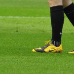 An image of Premier League golden boot winner Wayne Rooney's legs
