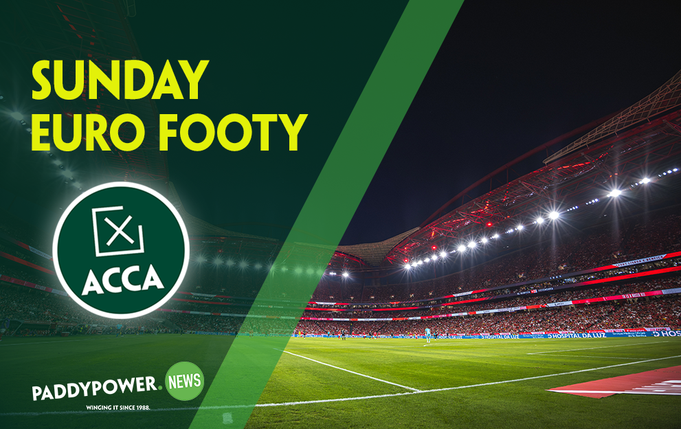 Football Tips: Sunday night’s 13/1 European Football acca