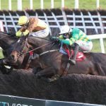 Fact To File and Galopin Des Champs jumping a fence