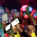 The World Darts Championship crowd