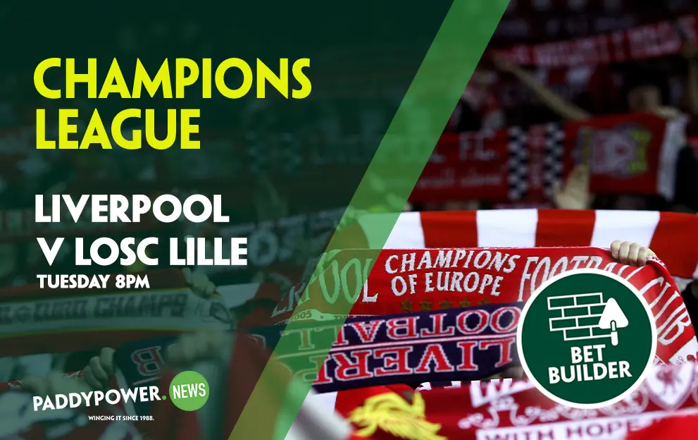 Liverpool v Lille Tips: Our 22/1 Bet Builder for Tuesday’s Champions League clash