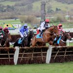 Ballyburn wins the Turners Novices' Hurdle at the Cheltenham Festival