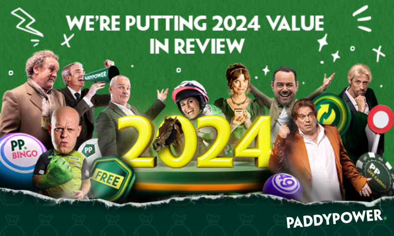 Paddy Power gave away millions in free bets to punters in 2024 – and we’re aiming for more in 2025!