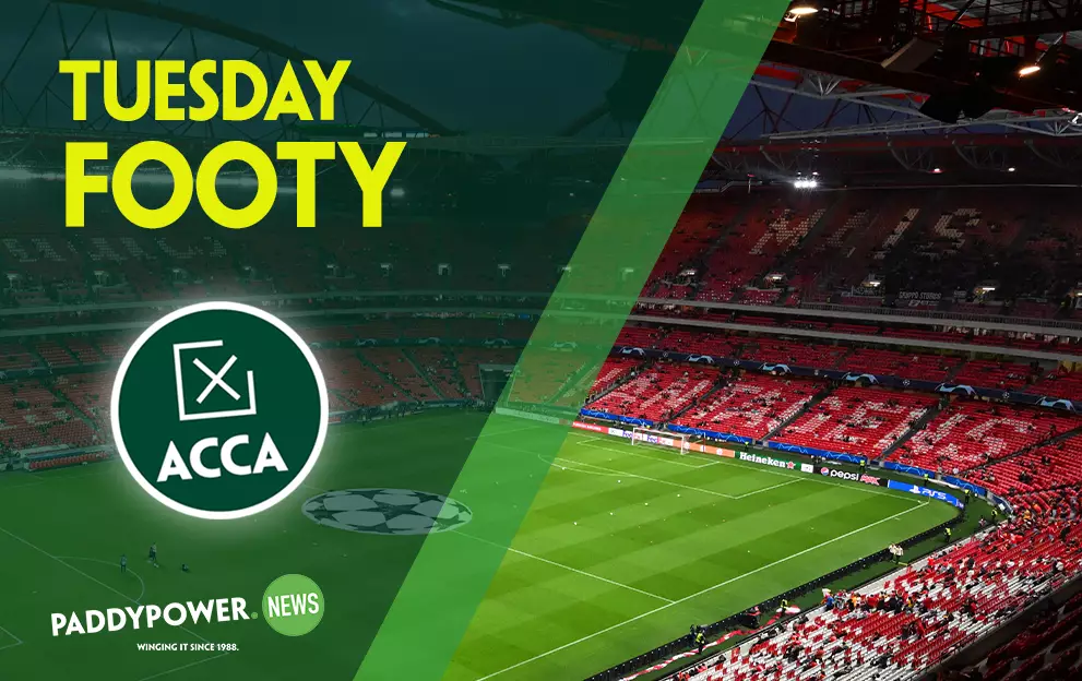 Football Accumulator Tips: Tuesday night’s 25/1 five-fold acca from across the UK and Europe