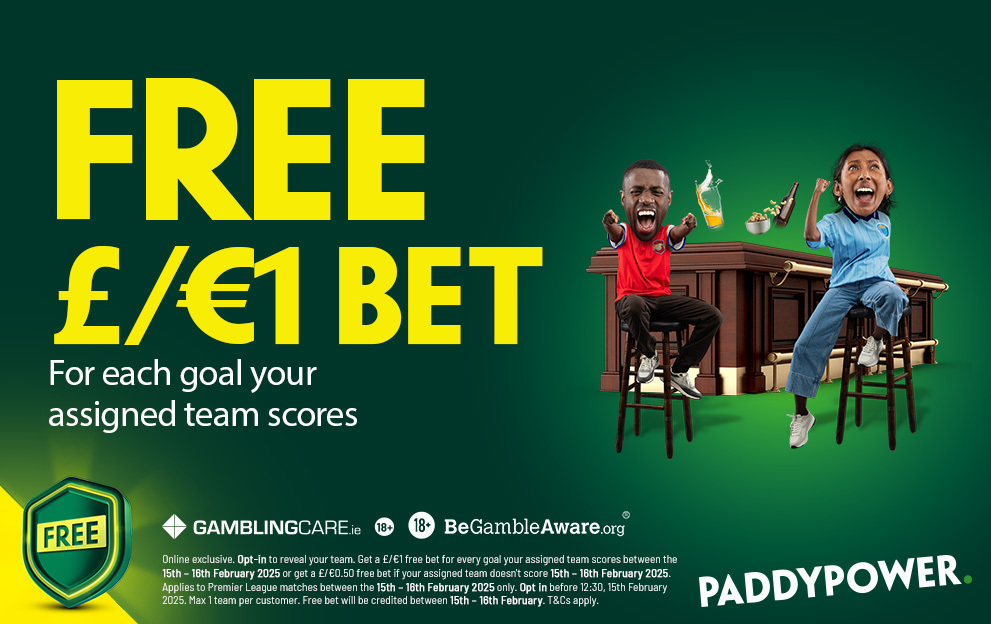 Free Bet Offer: Get a completely free Bet Builder for every goal your team scores this weekend