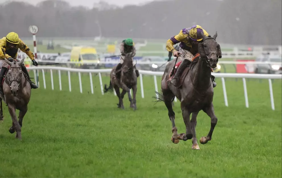 Yeah Man wins the Grand National Trial at Haydock